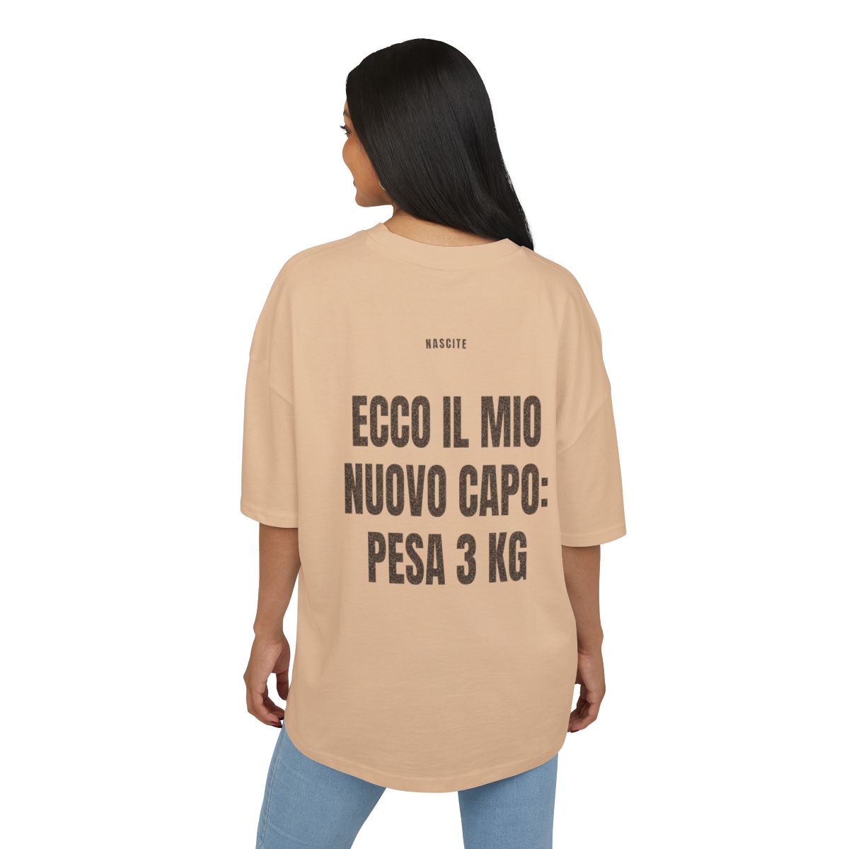 NASCITE — ‘ECCO IL MIO NUOVO CAPO: PESA 3 KG’ · Oversize - immagine 4