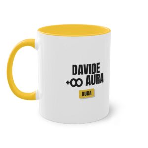 AURA — 'DAVIDE +∞ AURA' · Tazza Two-Tone