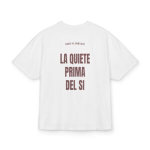 ADDIO AL NUBILATO — ‘LA QUIETE PRIMA DEL SI’ · Oversize