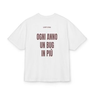 COMPLEANNI — ‘OGNI ANNO UN BUG IN PIÙ’ · Oversize