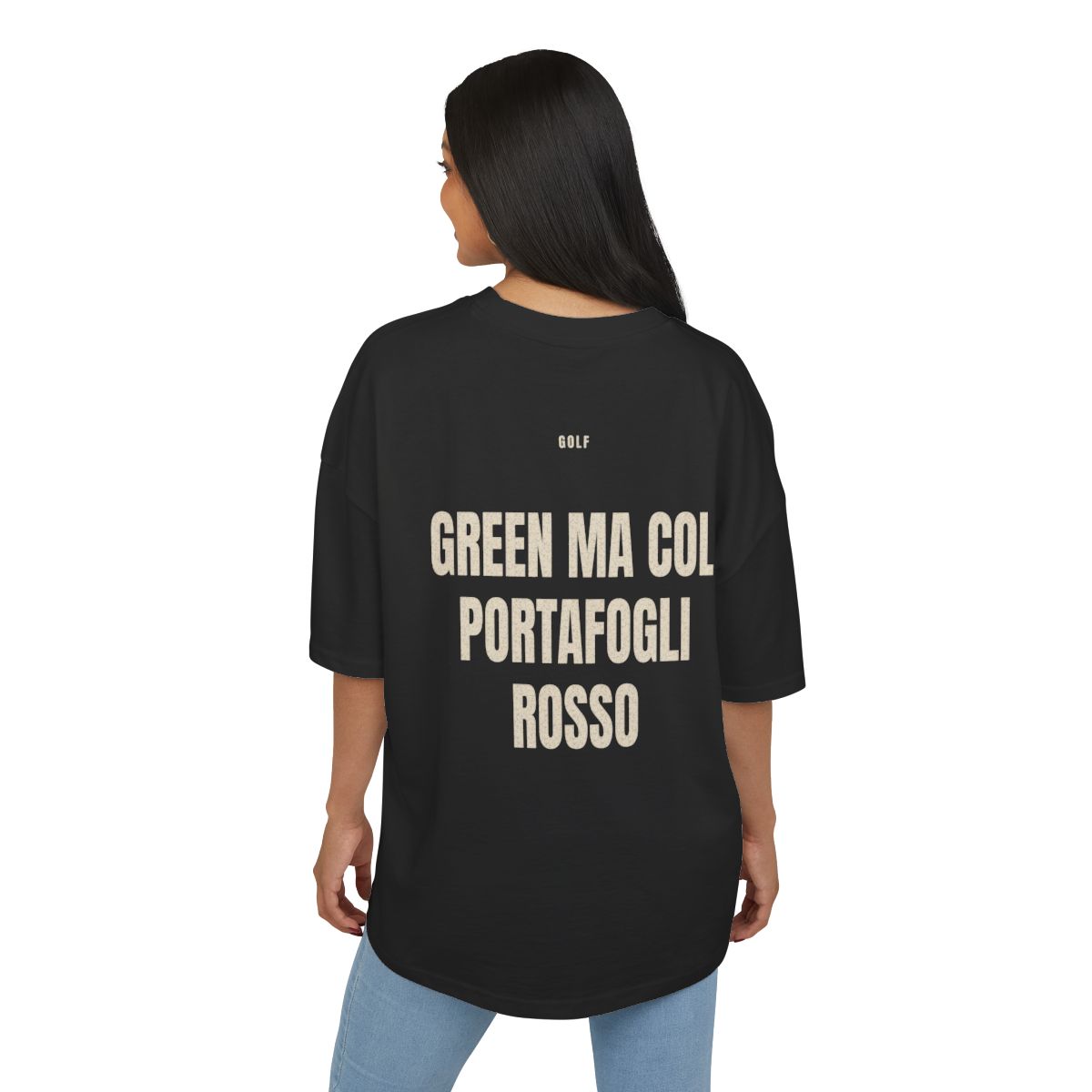 GOLF — ‘GREEN MA COL PORTAFOGLI ROSSO’ · Oversize - immagine 4