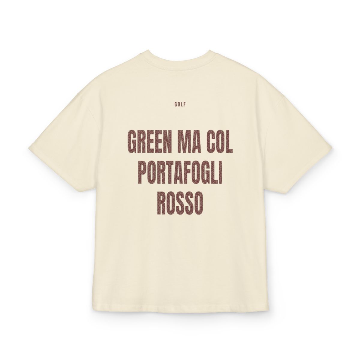 GOLF — ‘GREEN MA COL PORTAFOGLI ROSSO’ · Oversize - immagine 5