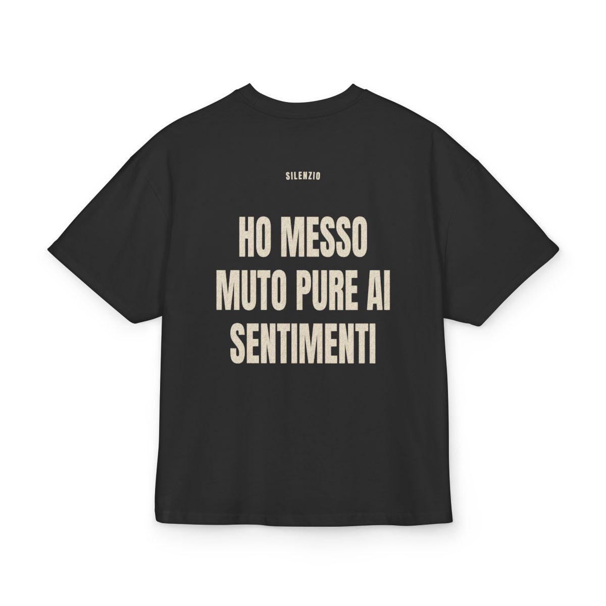 SILENZIO — ‘HO MESSO MUTO PURE AI SENTIMENTI’ · Oversize - immagine 3