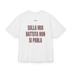 TENNIS — ‘SULLA MIA BATTUTA NON SI PARLA’ · Oversize