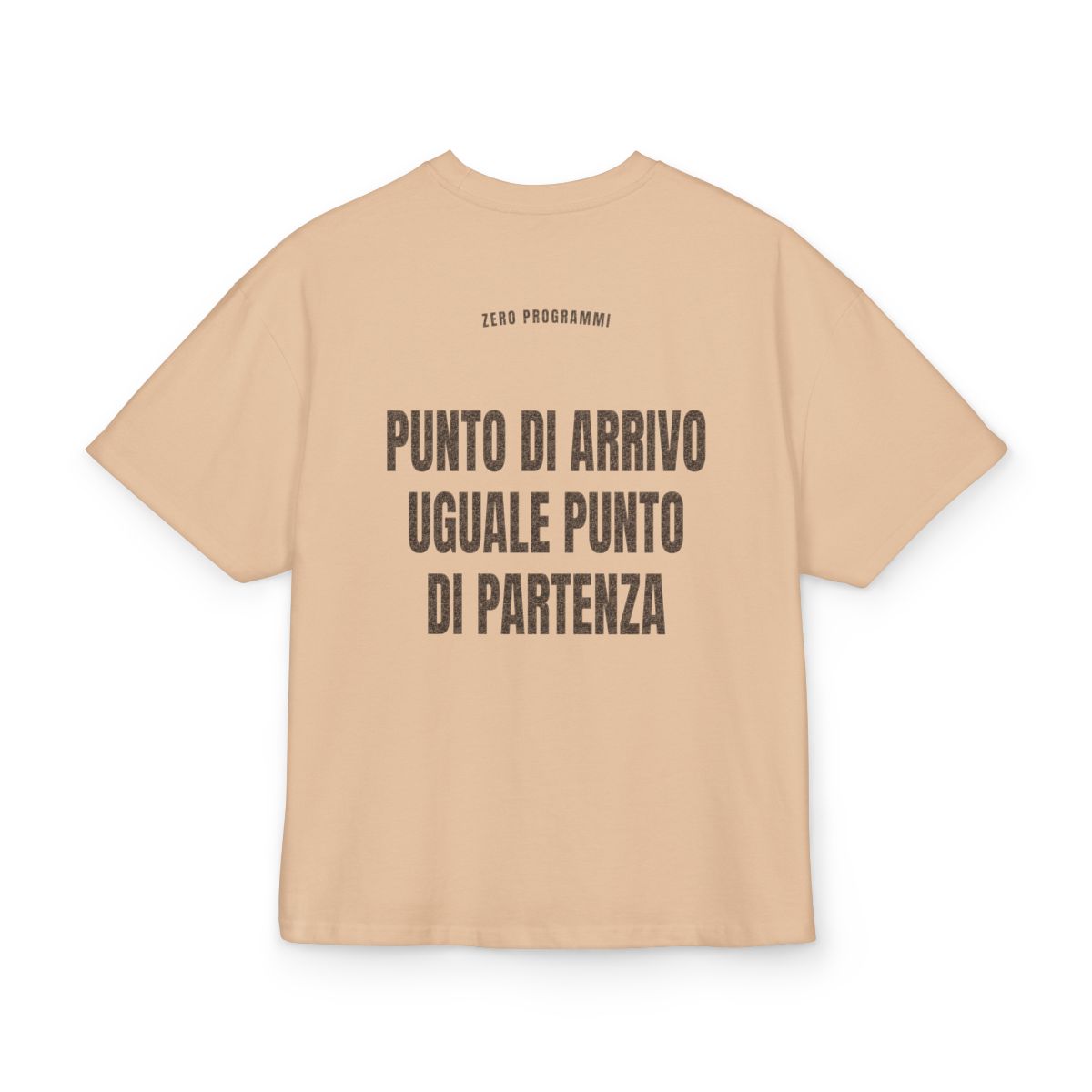 ZERO PROGRAMMI — ‘PUNTO DI ARRIVO UGUALE PUNTO DI PARTENZA’ · Oversize - immagine 7