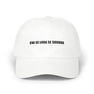 FILOSOFIA — 'CHI SE LODA SE SBRODA' · Dad Cap Nero