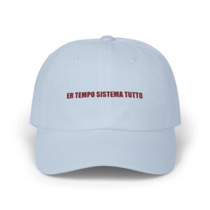 FILOSOFIA — 'ER TEMPO SISTEMA TUTTO' · Dad Cap