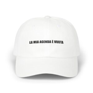 PROFESSIONISTA DEL NULLA — 'LA MIA AGENDA È VUOTA' · Dad Cap Nero
