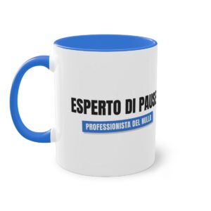 PROFESSIONISTA DEL NULLA — 'ESPERTO DI PAUSE' · Tazza Two-Tone